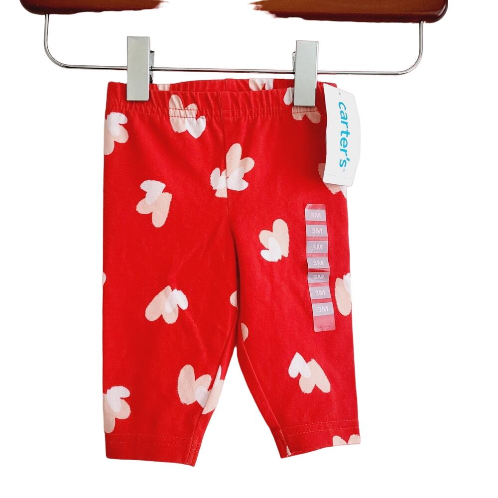 3M New Carter's heart leggings